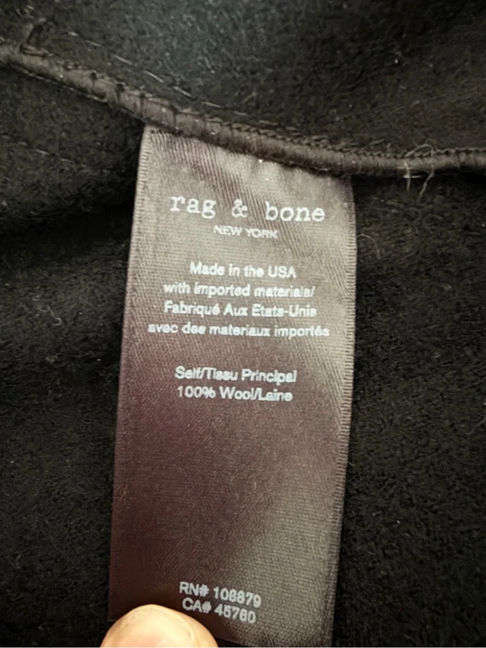 RAG& BONE LEXINGTON TAILORED WOOL BLAZER JACKET - Picture 8 of 8